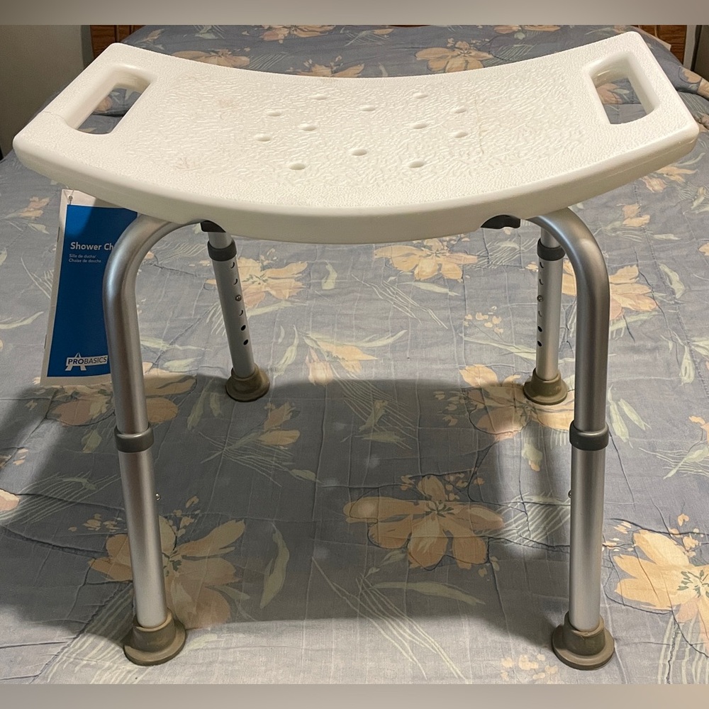 Shower Chair without Back / Silla de ducha sin respaldo
